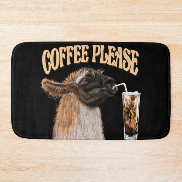 Item preview, Llama and Coffee designed and sold by Chatchot.