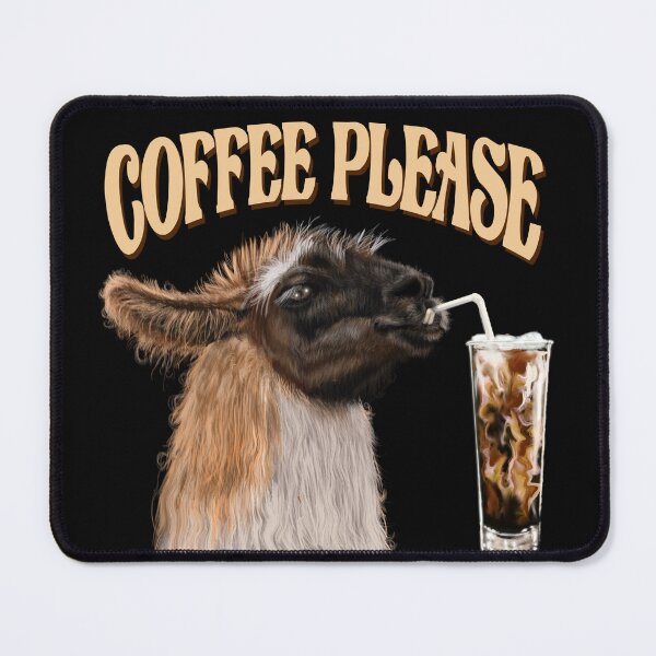 Item preview, Llama and Coffee designed and sold by Chatchot.