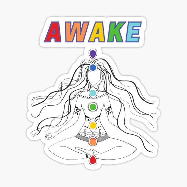 Item preview, Chakra Meditate Awake designed and sold by HypnoticHighs.