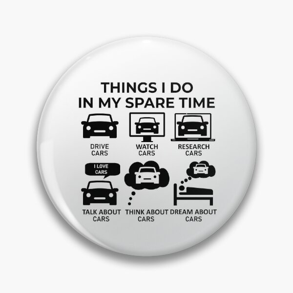 Item preview, Things I Do In My Spare Time - Cars designed and sold by Bubble Co Clothing and Accessories.