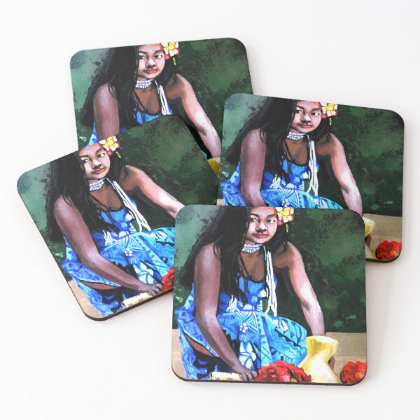 Item preview, Hawaiian Girl Hula designed and sold by AmandaFineArt.