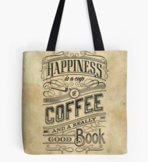 Happiness = Coffee Tote Bag