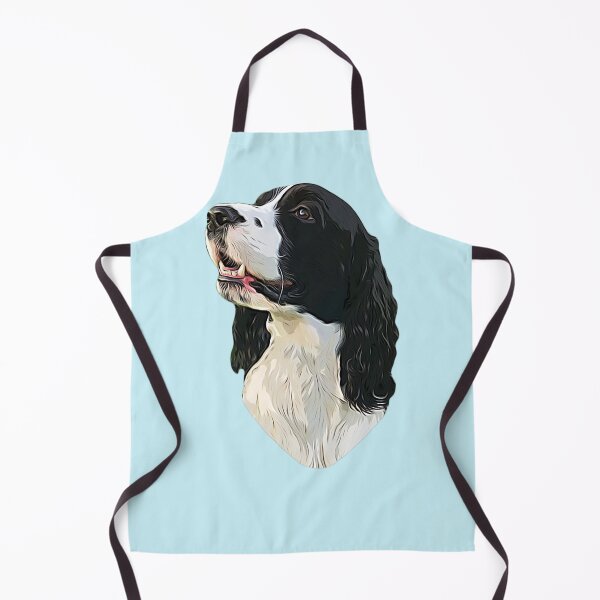 Item preview, Springer Spaniel Black and White designed and sold by ElegantCat.