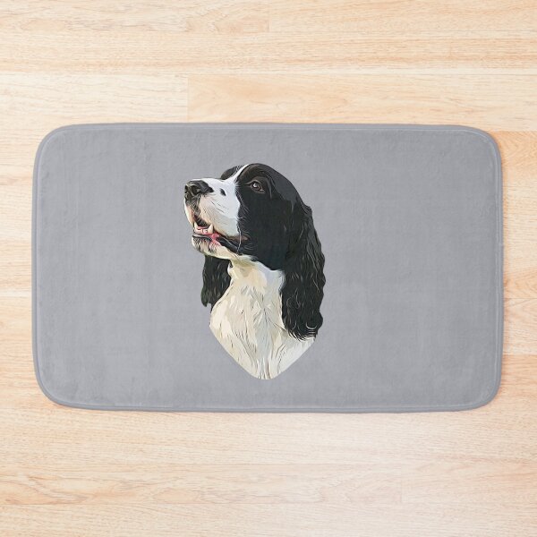 Item preview, Springer Spaniel Black and White designed and sold by ElegantCat.