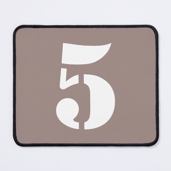 Item preview, Number Five (5) in Brown Circle designed and sold by Ching Teoh.