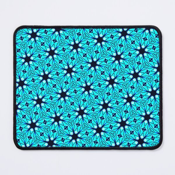 Item preview, Aqua Black Floral Seamless Pattern Print designed and sold by protegra.
