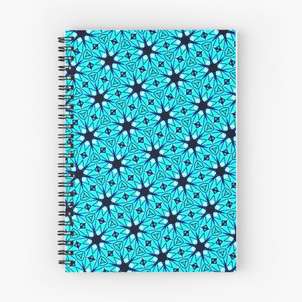 Item preview, Aqua Black Floral Seamless Pattern Print designed and sold by protegra.