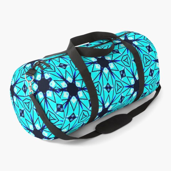 Item preview, Aqua Black Floral Seamless Pattern Print designed and sold by protegra.