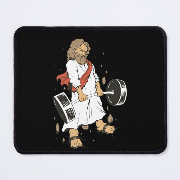 Item preview, Jesus The Deadlifter designed and sold by Desiznn.