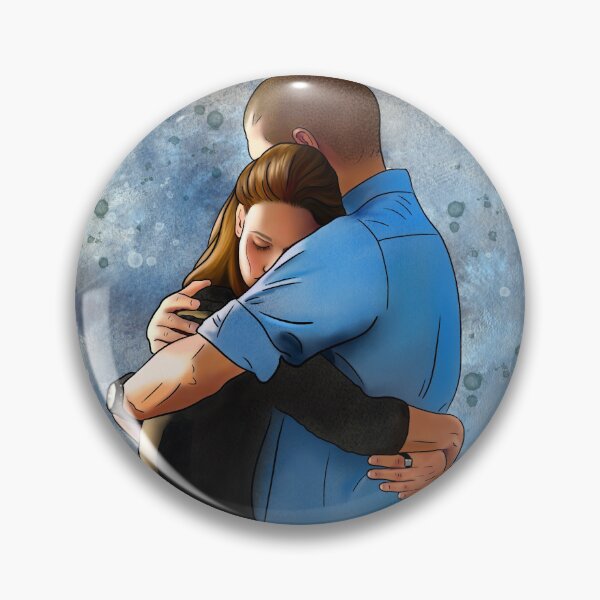 Item preview, Michael and Sara, prison break hug designed and sold by kelsey_fanart.