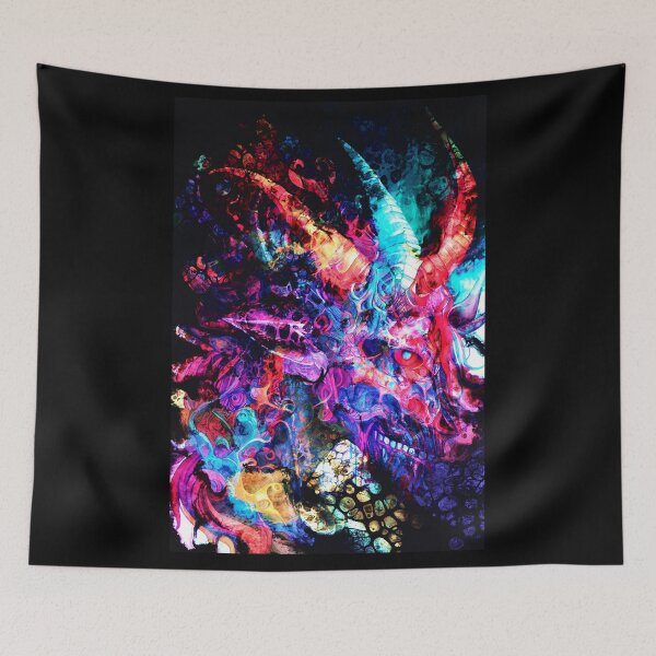 Item preview, Devil is in the colors, Acrylic Pour designed and sold by Dave Ng.