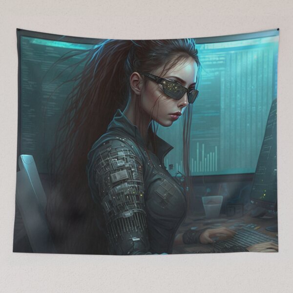 Item preview, Matrix Hacker designed and sold by AICreateWorlds.