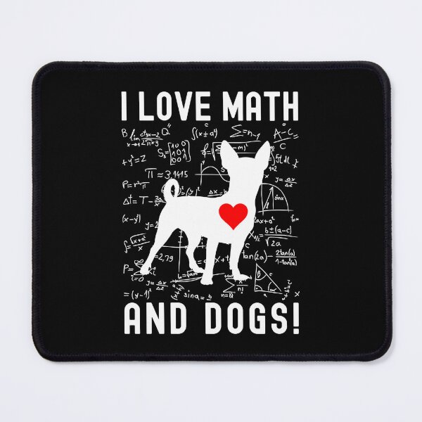 Item preview, I Love Math And Dogs - Dog Lover, Math Lover, Dog and Math Lover, Puppy Lover, Math Nerd designed and sold by jadedscientist.