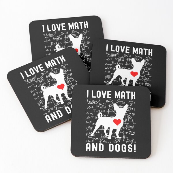 Item preview, I Love Math And Dogs - Dog Lover, Math Lover, Dog and Math Lover, Puppy Lover, Math Nerd designed and sold by jadedscientist.