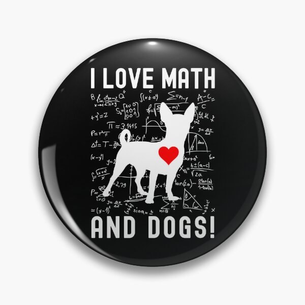 Item preview, I Love Math And Dogs - Dog Lover, Math Lover, Dog and Math Lover, Puppy Lover, Math Nerd designed and sold by jadedscientist.