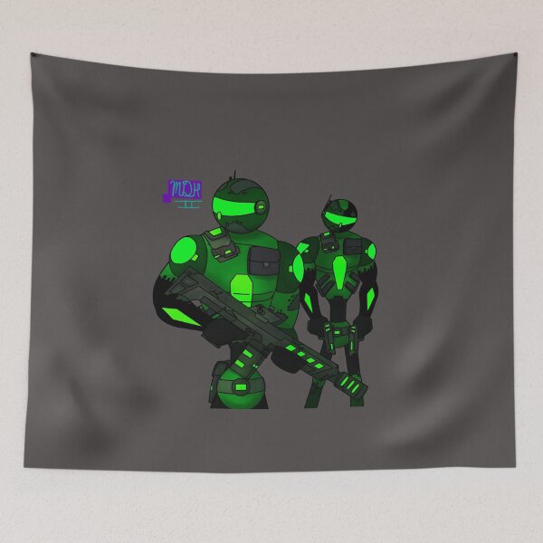 Item preview, Stick Wars Black Sleeve commandos (Green) designed and sold by MDHairston2.