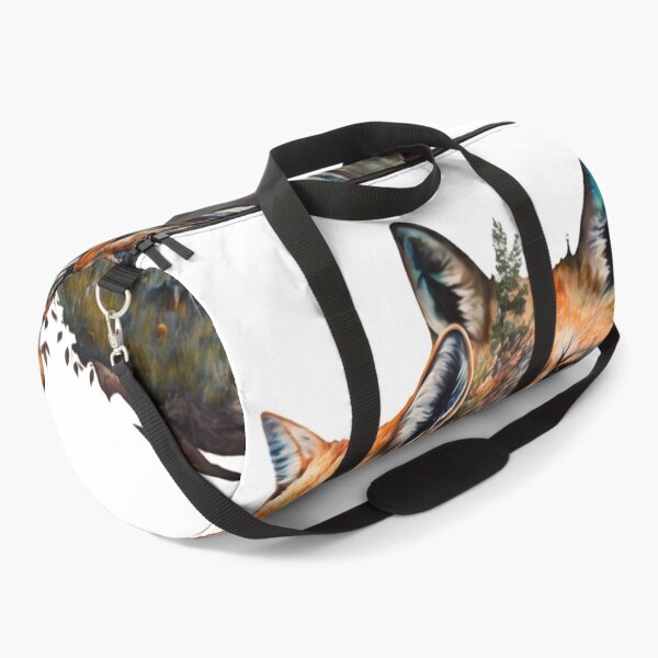 Item preview, Fox and landscape double exposure 03 designed and sold by printiesart.