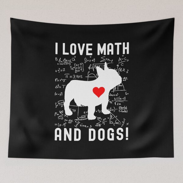 Item preview, I Love Math And Dogs - Math Lover, Dog Lover, Dog and Math Lover, Puppy Lover, Math Nerd designed and sold by jadedscientist.
