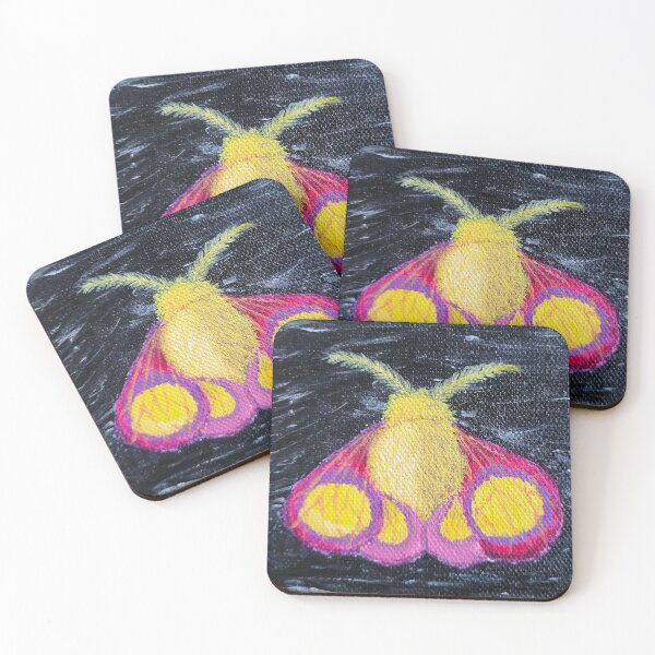 Item preview, Rosy Maple Moth designed and sold by alybugg.
