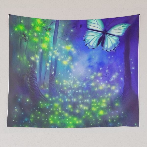 Item preview, Luminous Butterfly Forest designed and sold by designlee.
