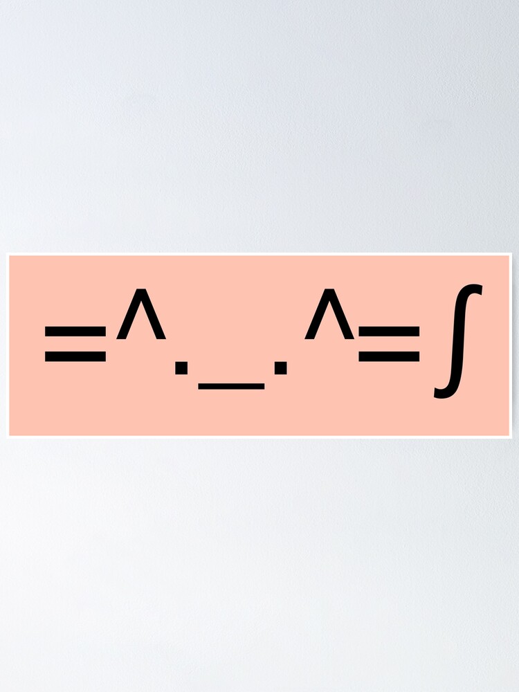 Pattern Cat Emoji Text, Animal Emoticon, Cute Pet Meow Face ...