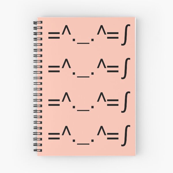 Item preview, Pattern Cat Emoji Text, Animal Emoticon, Cute Pet Meow Face Kaomoji, Minimal Kitten Illustration, Black Text, Pink Background  designed and sold by DotLinePlane.