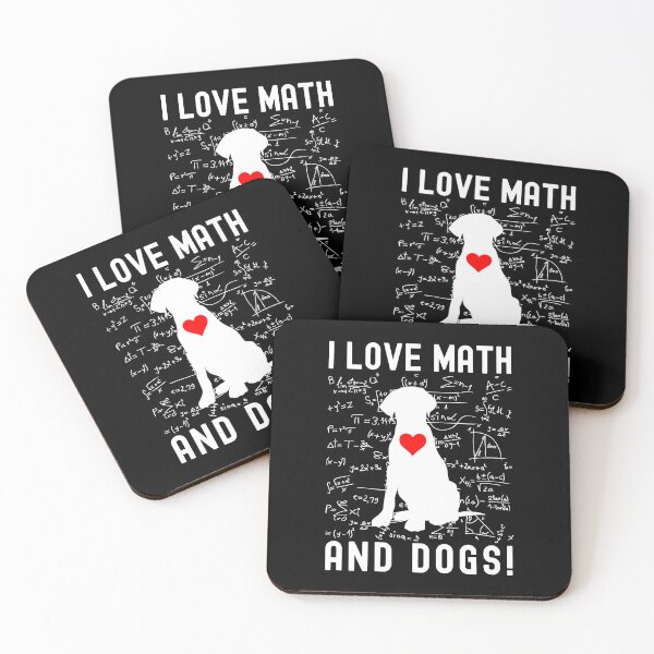 Item preview, I Love Math And Dogs - Dog and Math Lover, Math Lover, Dog Lover, Puppy Lover, Math Nerd designed and sold by jadedscientist.