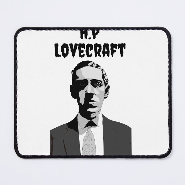 Item preview, H.P.Lovecraft illustration in B&W designed and sold by Renato Bento.