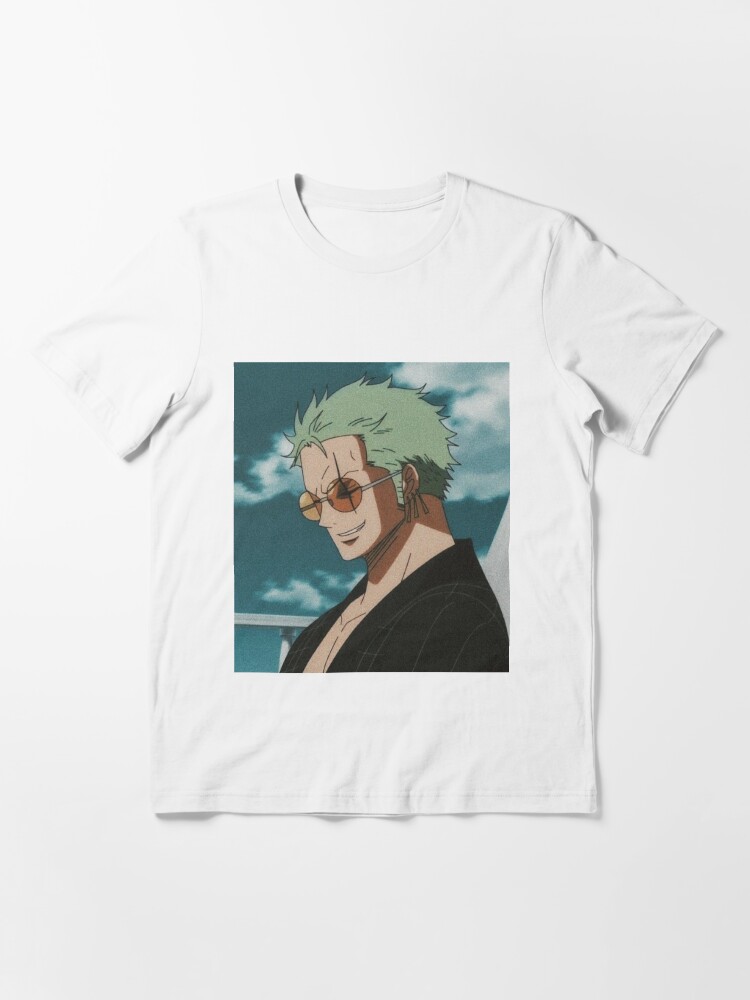 One Piece Roronoa Zoro T-shirt Size L Short Sleeve Round Neck