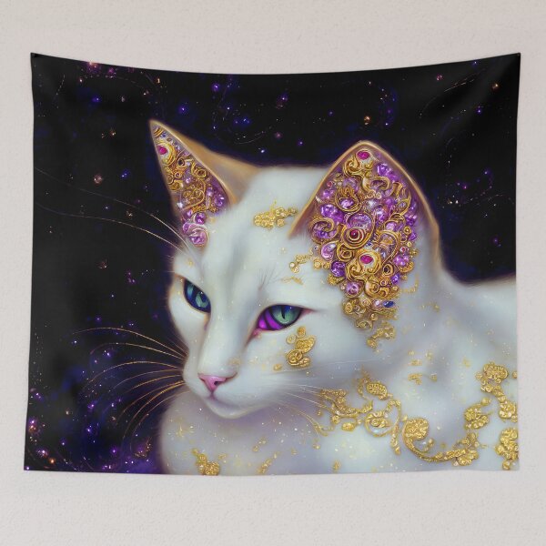 Item preview, Queen of the Cats designed and sold by Elisabeth Lucas.
