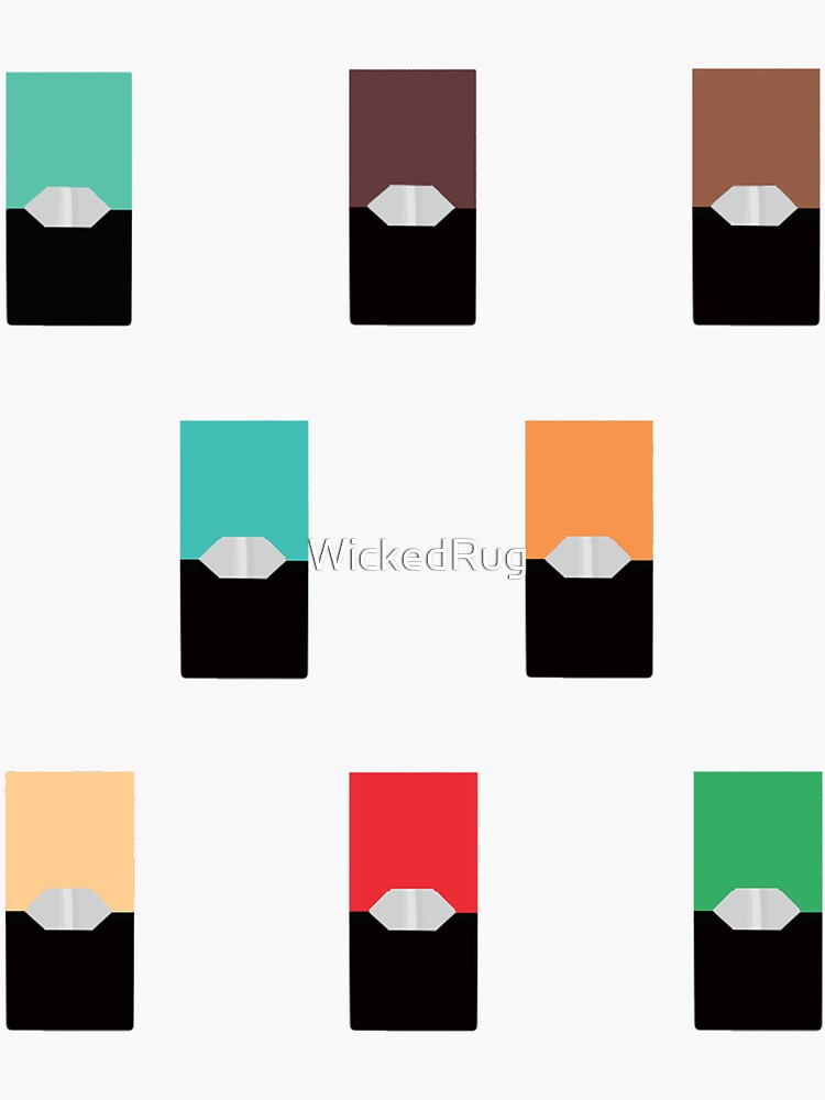 "Juul Pod Pack" Sticker for Sale by WickedRug Redbubble