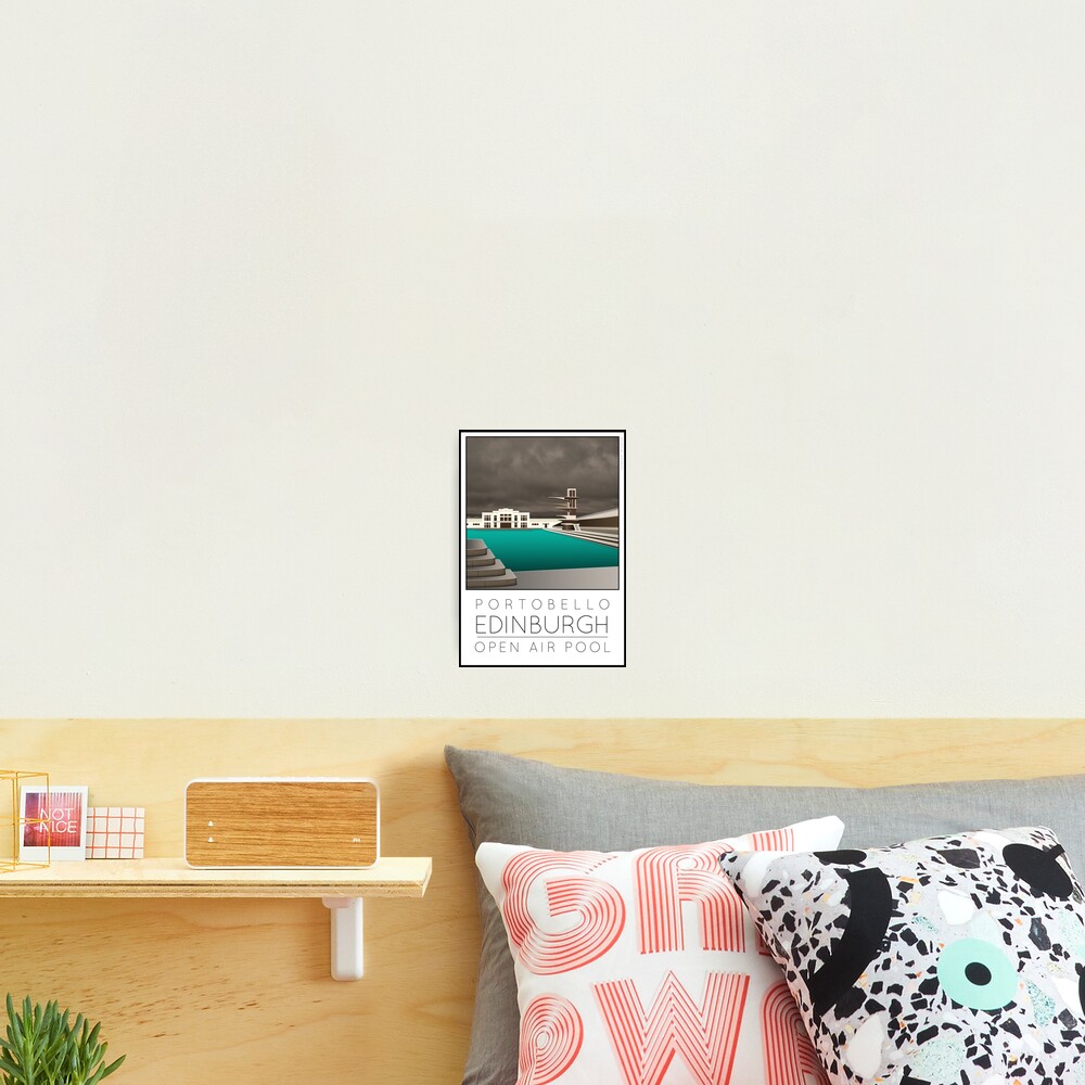 "Lido Poster Edinburgh Portobello" Photographic Print by stevenhouse