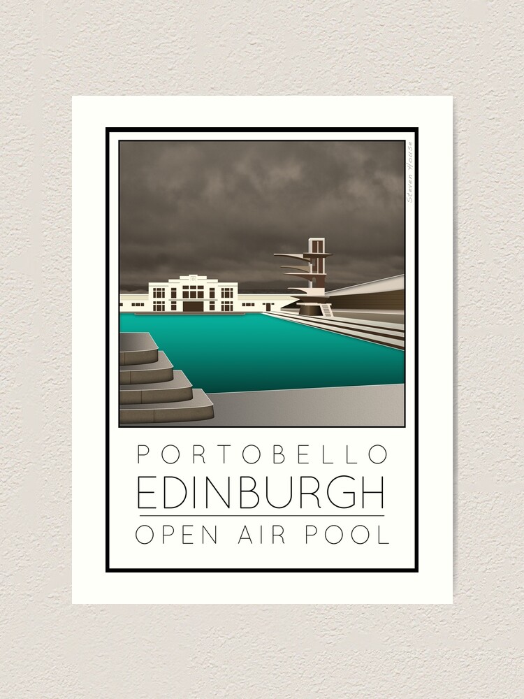 "Lido Poster Edinburgh Portobello" Art Print for Sale by stevenhouse
