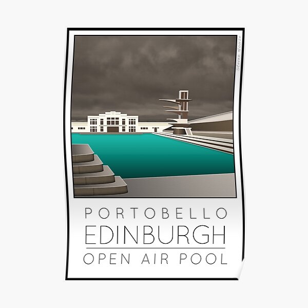 Lido Poster Edinburgh Portobello Poster