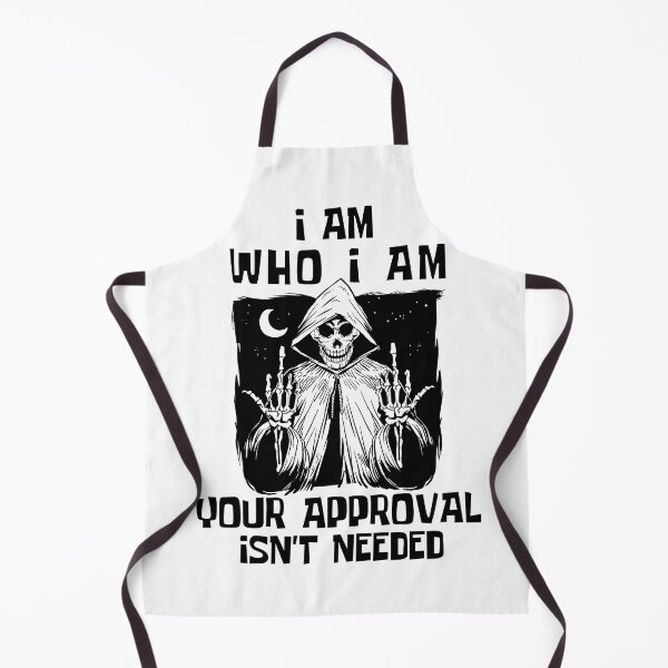 Item preview, I Am Who I Am Your Approval Isnt Needed - Smiling Skeleton designed and sold by Georgy09.