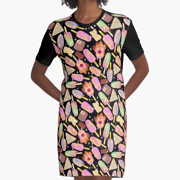Aussie Treats - Cosmic Graphic T-Shirt Dress