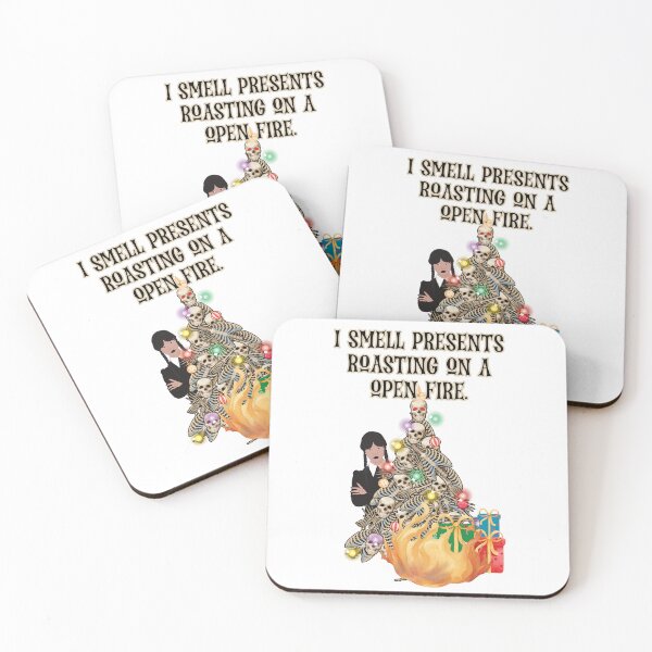 Item preview, I Smell Presents Roasting on a Open Fire-Wednesday Addams Christmas designed and sold by JoyOfHopeStore.