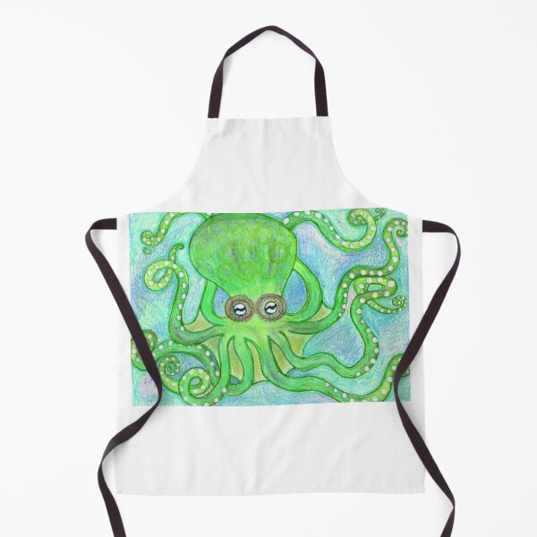 Item preview, Green Octopus designed and sold by Monika Spykerman.