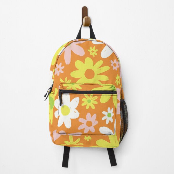 Item preview, Retro Flower Power Orange and Yellow Design designed and sold by GypsyGarou.