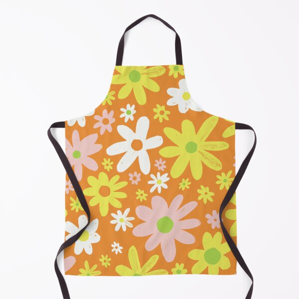Item preview, Retro Flower Power Orange and Yellow Design designed and sold by GypsyGarou.