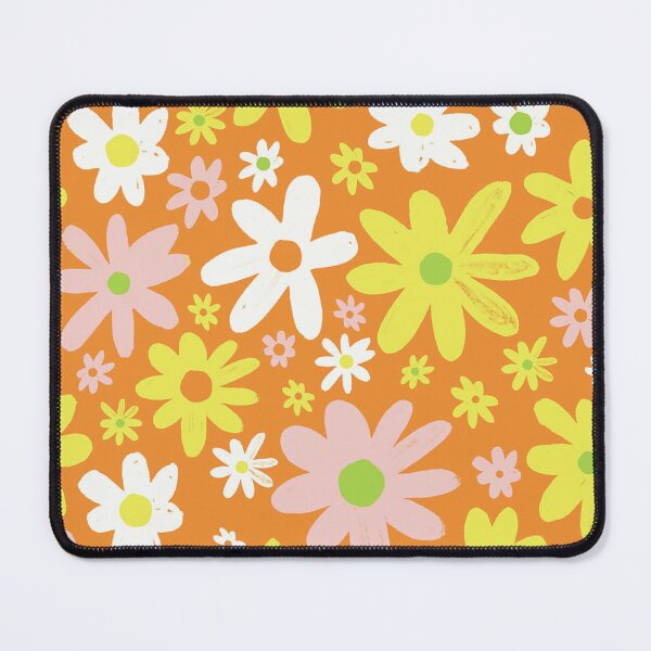 Item preview, Retro Flower Power Orange and Yellow Design designed and sold by GypsyGarou.
