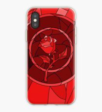 Vinilo o funda para iPhone Vidriera Rose Red