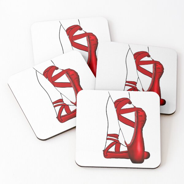 Aperçu de l'œuvre Pointes de ballet (rouge) créée et vendue par Julia2Julia.