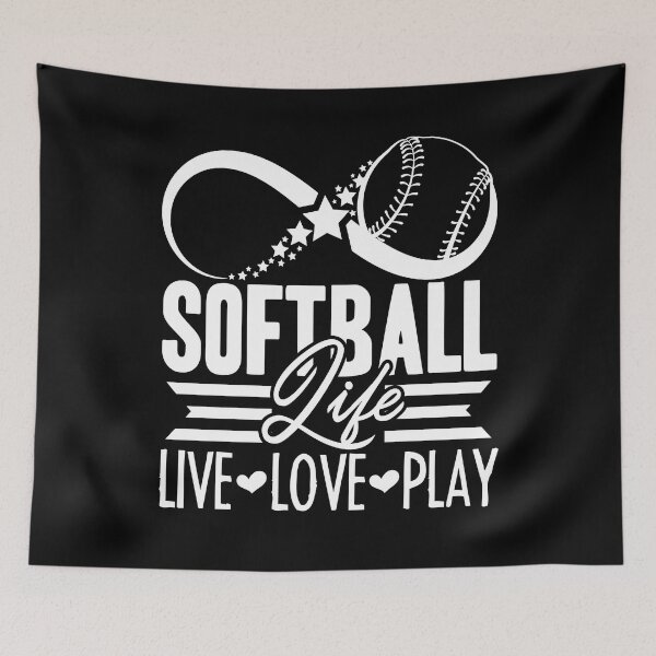 Item preview, Softball - Softball Life Live Love Play designed and sold by UnknownArtistt.