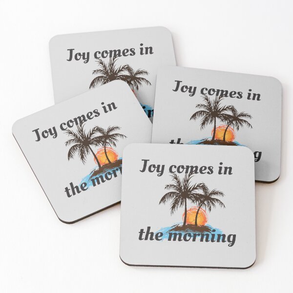 Item preview, Joy comes in the morning  designed and sold by ArtsOfWonder.