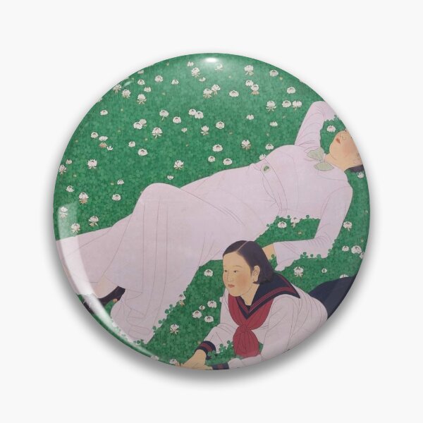 Aperçu de l'œuvre Tateishi Harumi, Clover, 1934, encre et couleur sur papier, gravure sur bois japonaise créée et vendue par Ejaaz.