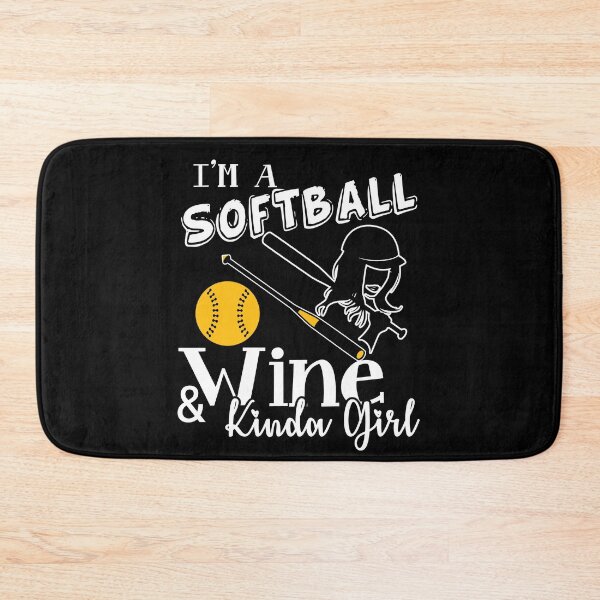 Item preview, Softball - Softball Wine Kinda Girl designed and sold by UnknownArtistt.