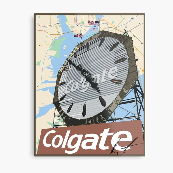 Colgate Clock Metal Print