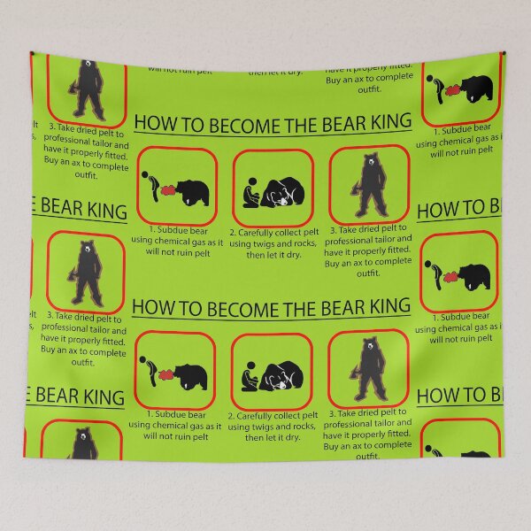 Item preview, The Bear King designed and sold by OutlandishStash.