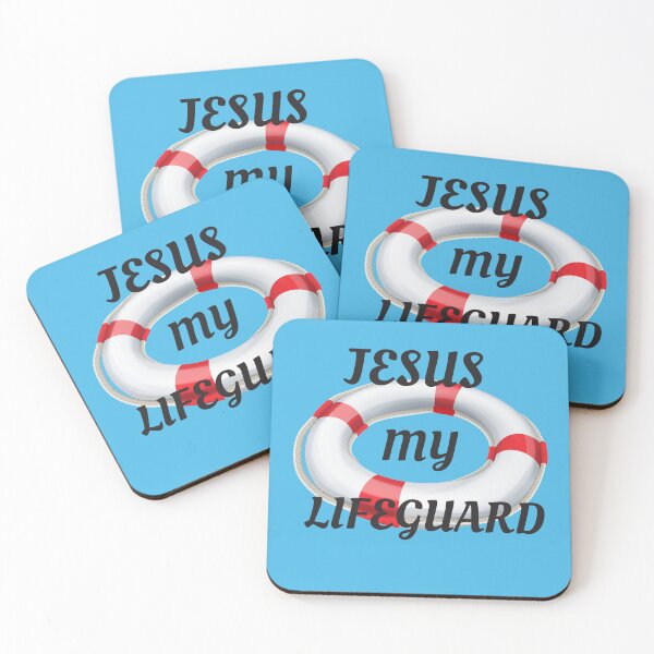 Item preview, Jesus my lifeguard  designed and sold by ArtsOfWonder.